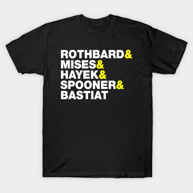 Ancap Libertarians (Surname) T-Shirt by binarygod